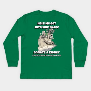 Help Find Kidney Kids Long Sleeve T-Shirt